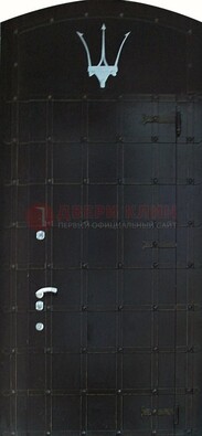 Металлическая арочная дверь ДА-22 высокого качества в Павловском Посаде