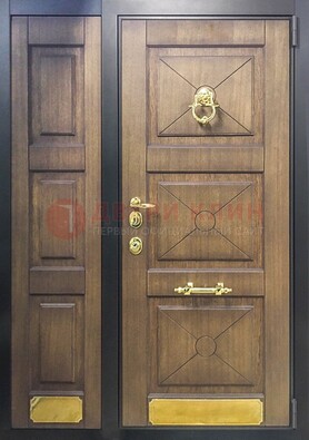 Парадная дверь с декоративными элементами ДПР-27 на дачу в Павловском Посаде