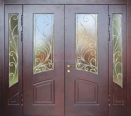 Парадная дверь ДПР-58 с остеклением в Павловском Посаде