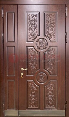 Парадная металлическая дверь с узором ДПР-74 в Павловском Посаде