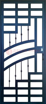 Современная металлическая решетчатая дверь ДР-38 в Павловском Посаде