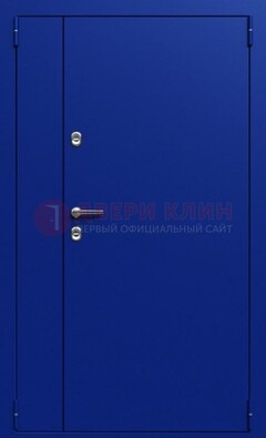 Синяя тамбурная дверь ДТМ-23 в Павловском Посаде