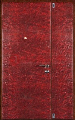 Красная тамбурная дверь ДТМ-33 в Павловском Посаде