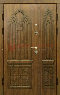 Входная дверь с виноритом и узором ДВТ-181 в Павловском Посаде