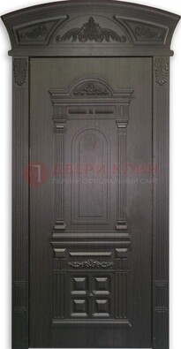 Черная стальная дверь с виноритом ДВТ-31 в Дмитрове