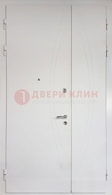 Современная полуторная стальная дверь с МДФ панелью ПЛ-25 в Павловском Посаде